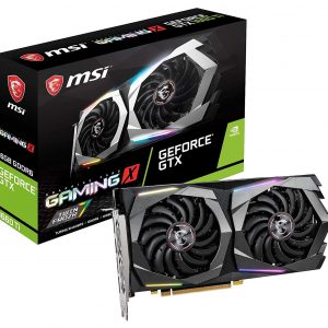 MSI Gaming GeForce GTX 1660 Ti 192-bit HDMI/DP 6GB GDRR6 HDCP Support DirectX 12 Dual Fan VR Ready OC Graphics Card (GTX 1660 TI Gaming X 6G)