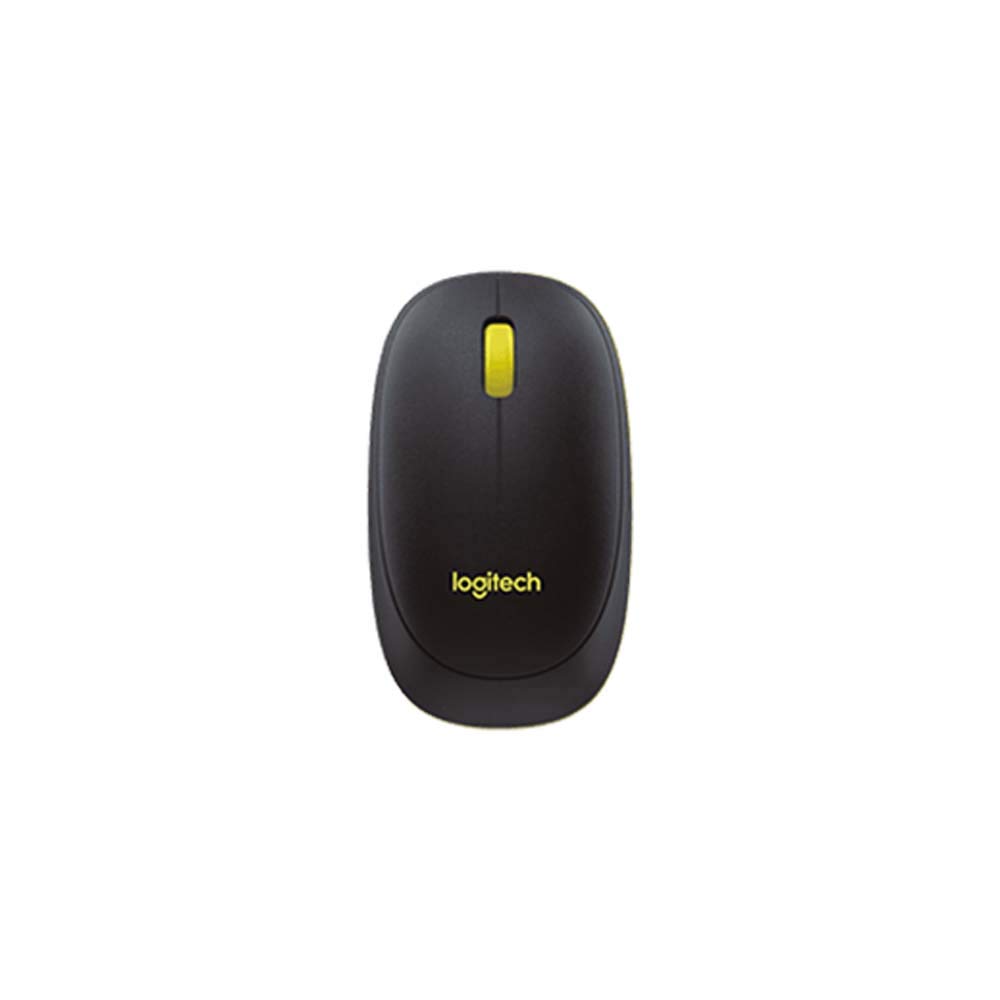 Logitech MK240 Nano Wireless Keyboard and Mouse Combo,12 Function Keys 2.4GHz Wireless, 1000DPI,Spill-Resistant Design, PC/Mac-Black/Chartreuse Yellow - Image 3