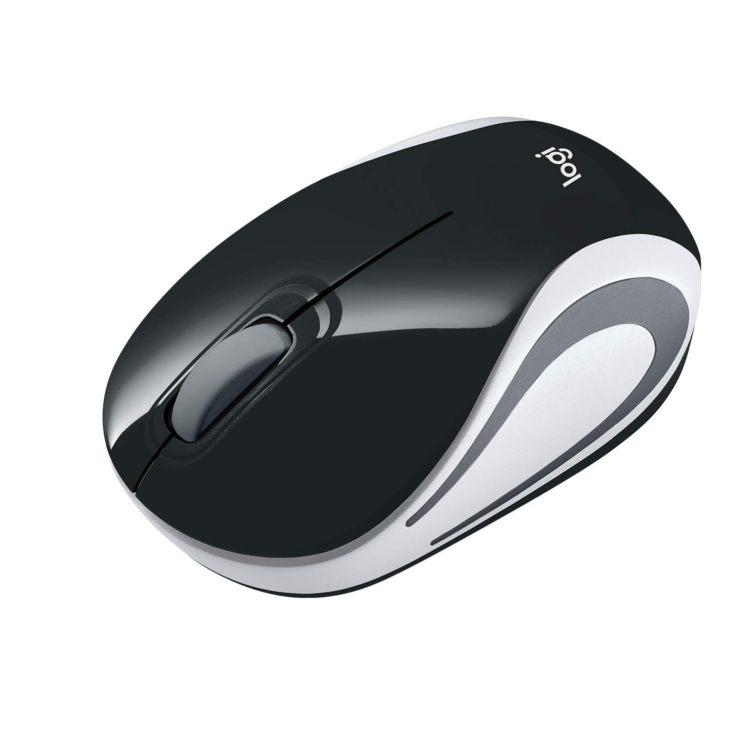 Logitech M187 Ultra Portable Wireless Mouse, 2.4 GHz with USB Receiver, 1000 DPI Optical Tracking, 3-Buttons, PC/Mac/Laptop - Black - Image 4