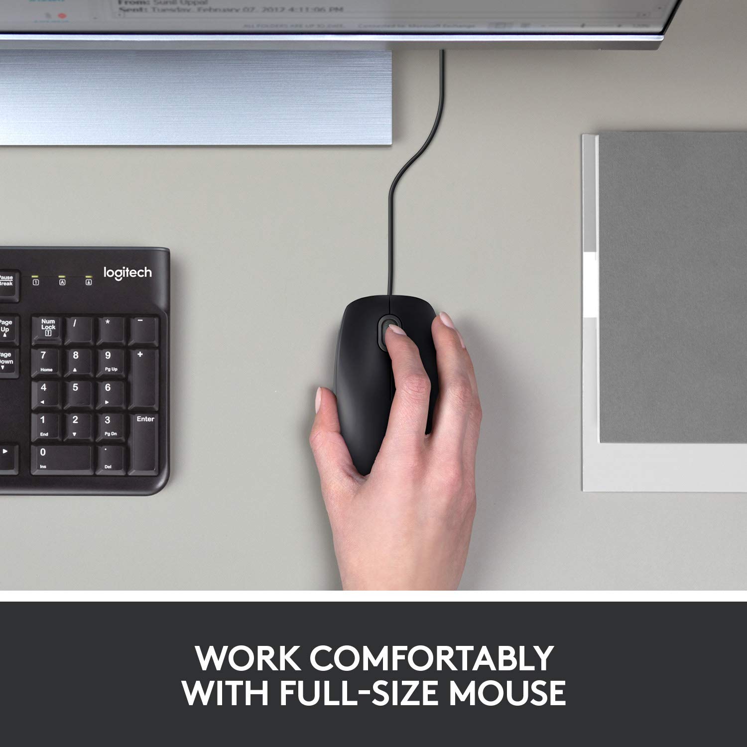 Logitech M100r Wired USB Mouse - Image 7