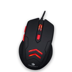 Zebronics Zeb Feather - Premium USB Gaming Mouse with 6 Buttons, Upto 3200 DPI