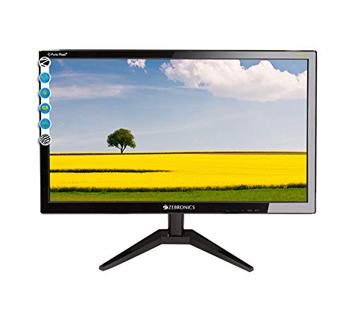 Zebronics MT62-ZEB A20HD 19.5 inch Monitor(49.5CM) with Anti Glare, HD, Slim Design and Wall Mount