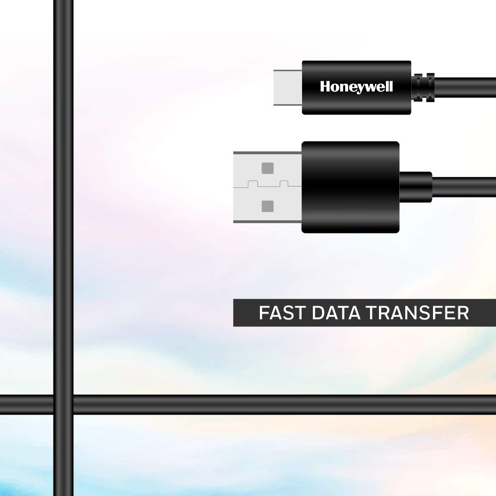 Honeywell Charge and Sync Cable USB 2.0 to Type C Cable -1.2 Meter-Non Braided (Black) - Image 4