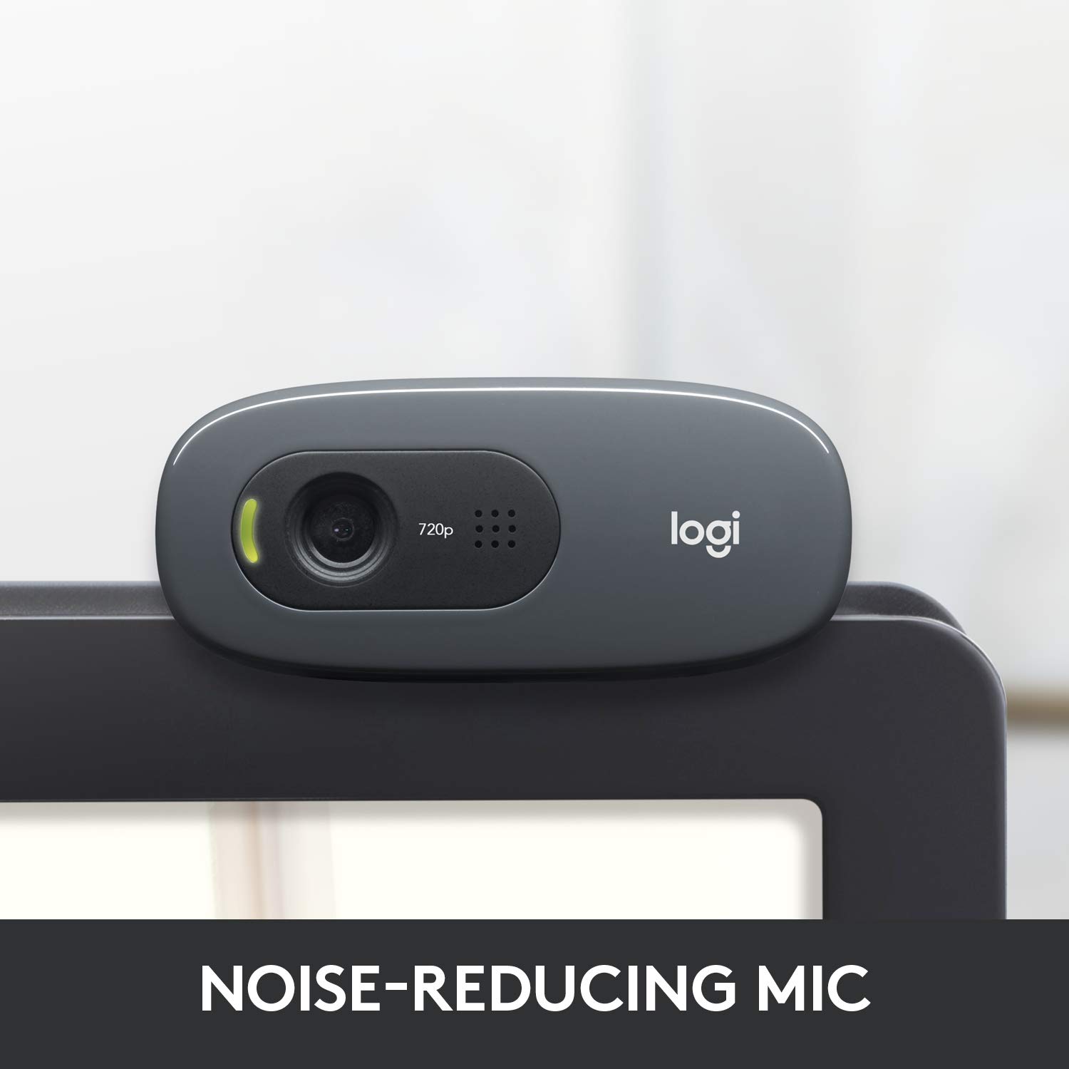 Logitech C270 HD Webcam, HD 720p/30fps, Widescreen HD Video Calling, HD Light Correction, Noise-Reducing Mic, for Skype, FaceTime, Hangouts, WebEx, PC/Mac/Laptop/MacBook/Tablet - Image 4