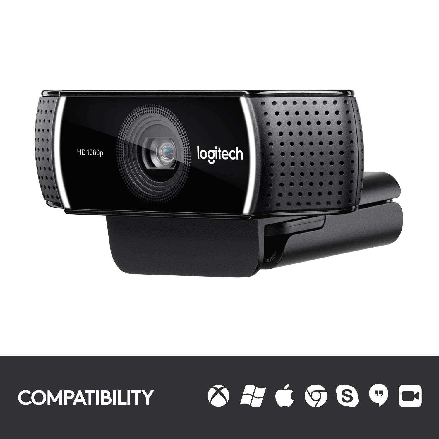 Logitech C922 Pro Stream Webcam, HD 1080p/30fps or HD 720p/60fps Hyperfast Streaming, Stereo Audio, HD Light Correction, Autofocus - Image 4