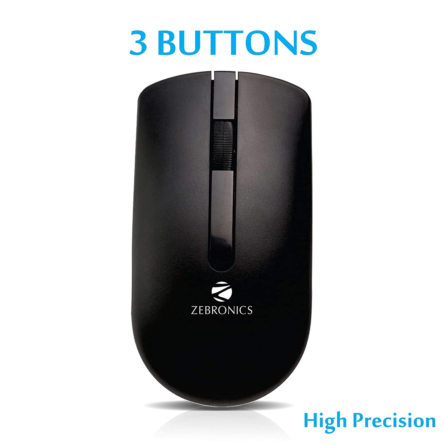 Zebronics Zeb-Companion 102 Wireless Keyboard and Mouse Combo, 104 Keys/Rupee Key, 1200 DPI Optical Sensor Mice, USB Nano Receiver - Image 7
