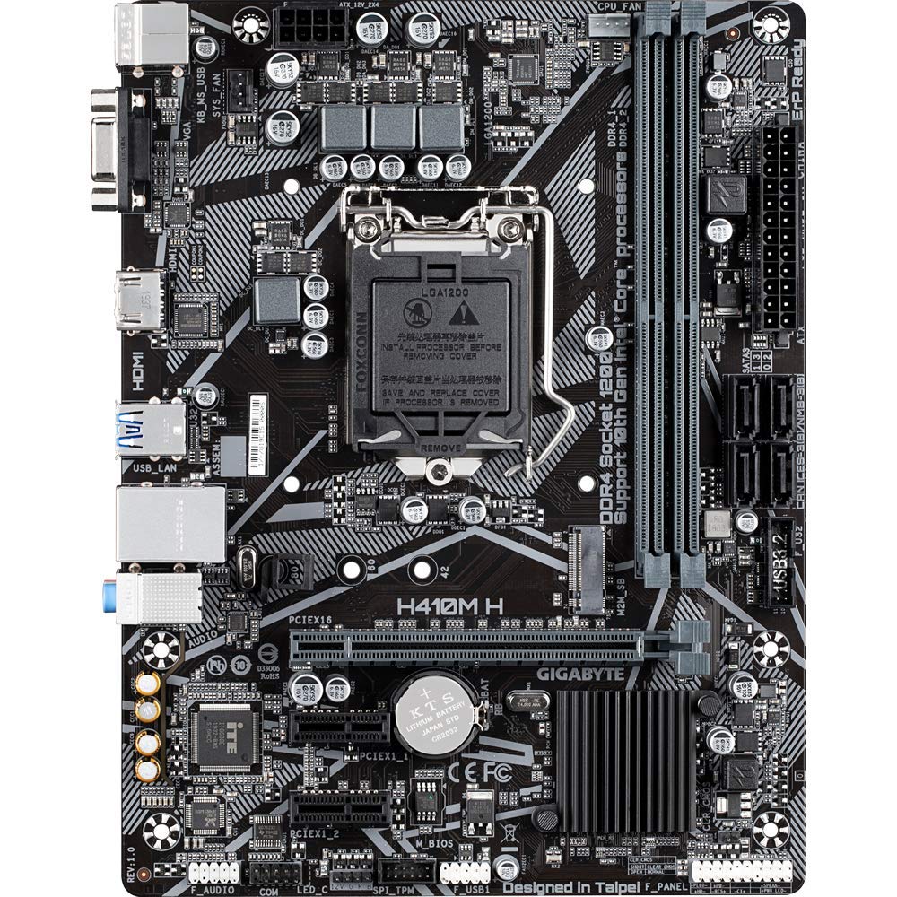 GIGABYTE H410M H Ultra Durable Motherboard with GIGABYTE 8118 Gaming LAN, Anti-Sulfur Resistor, Smart Fan 5 - Image 4
