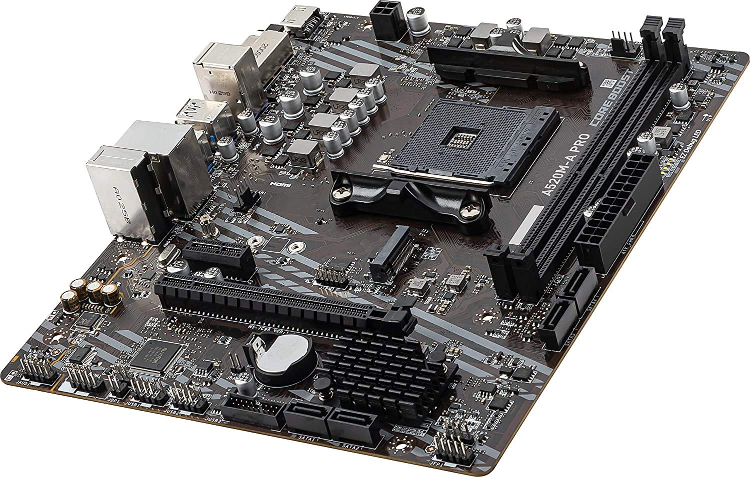 MSI A520M-A PRO Gaming Motherboard (AMD AM4, DDR4, PCIe 4.0, SATA 6Gb/s, Dual M.2, USB 3.2 Gen 1, DVI/HDMI, Micro-ATX) - Image 5
