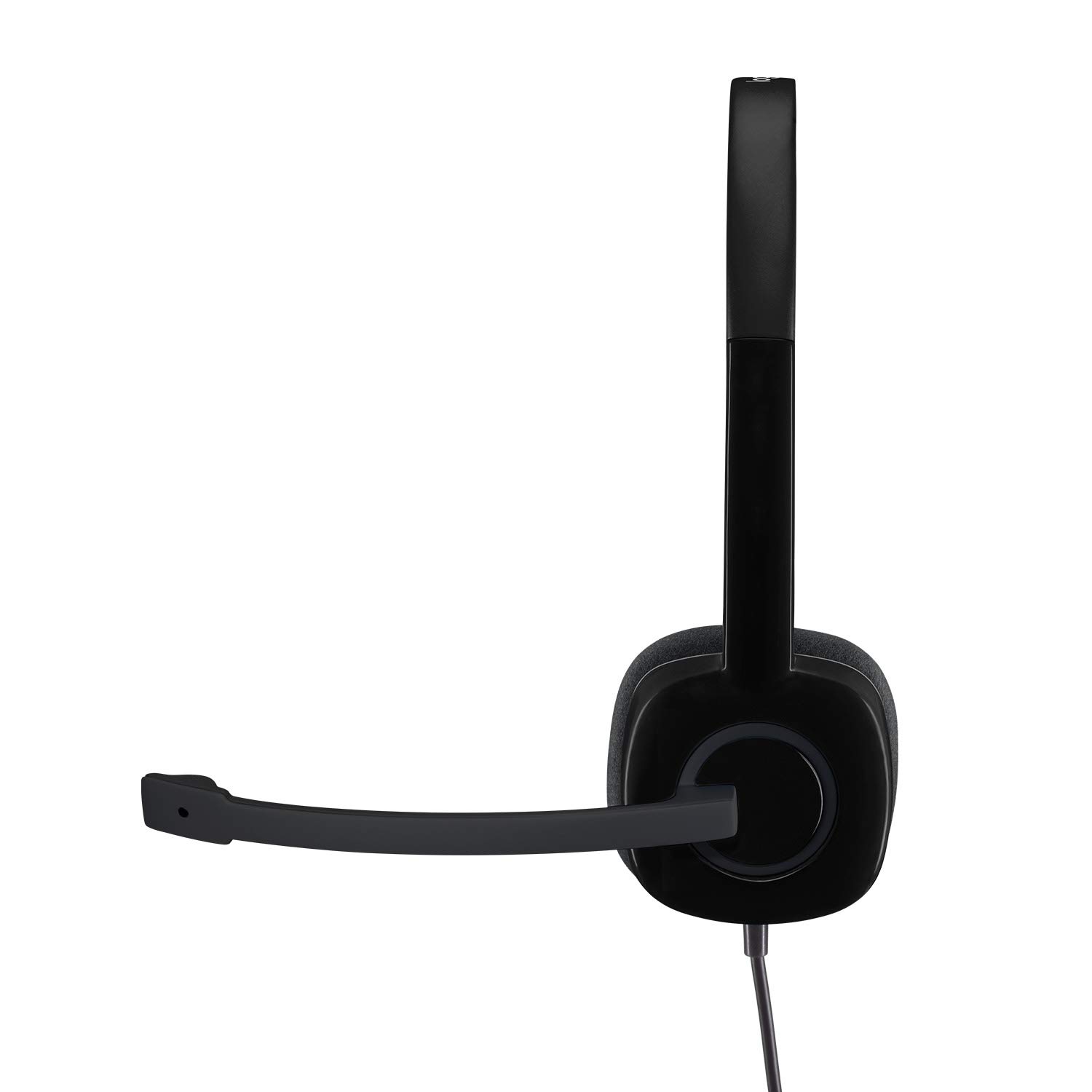 Logitech H151 Headset with Noise-Cancelling Boom Microphone,3.5 mm Analog Stereo,PC/Mac/Laptop - Black - Image 5