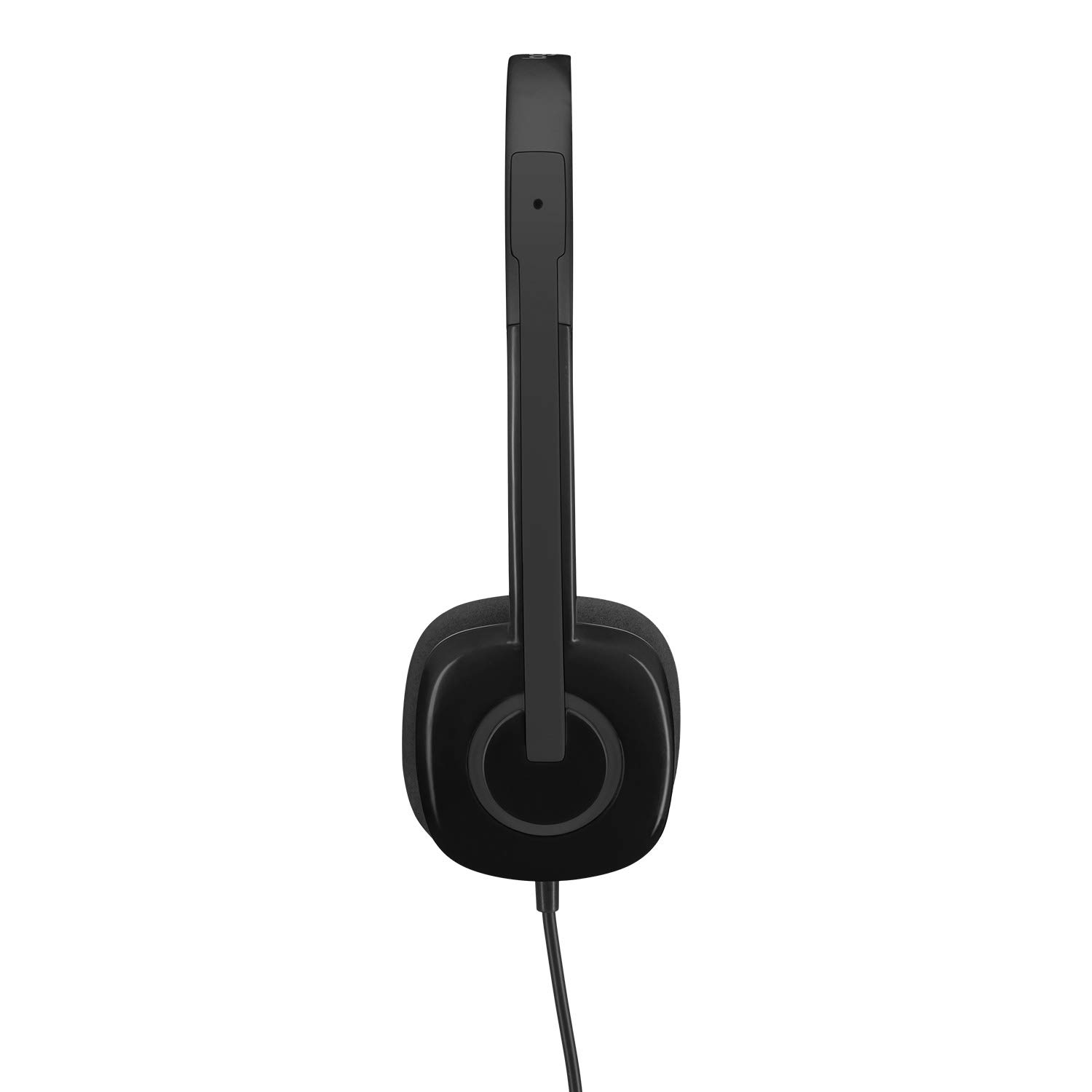 Logitech H151 Headset with Noise-Cancelling Boom Microphone,3.5 mm Analog Stereo,PC/Mac/Laptop - Black - Image 4