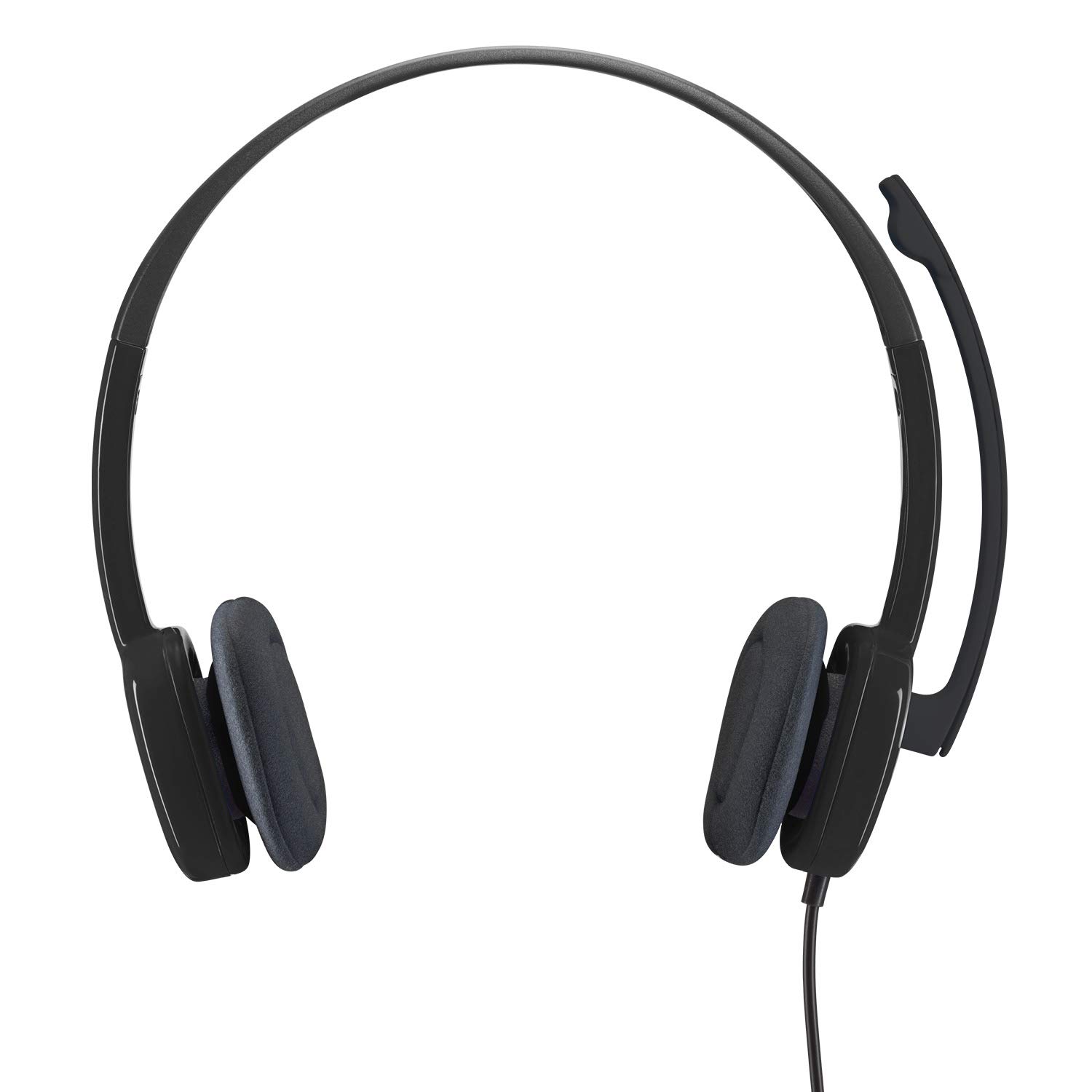 Logitech H151 Headset with Noise-Cancelling Boom Microphone,3.5 mm Analog Stereo,PC/Mac/Laptop - Black - Image 3