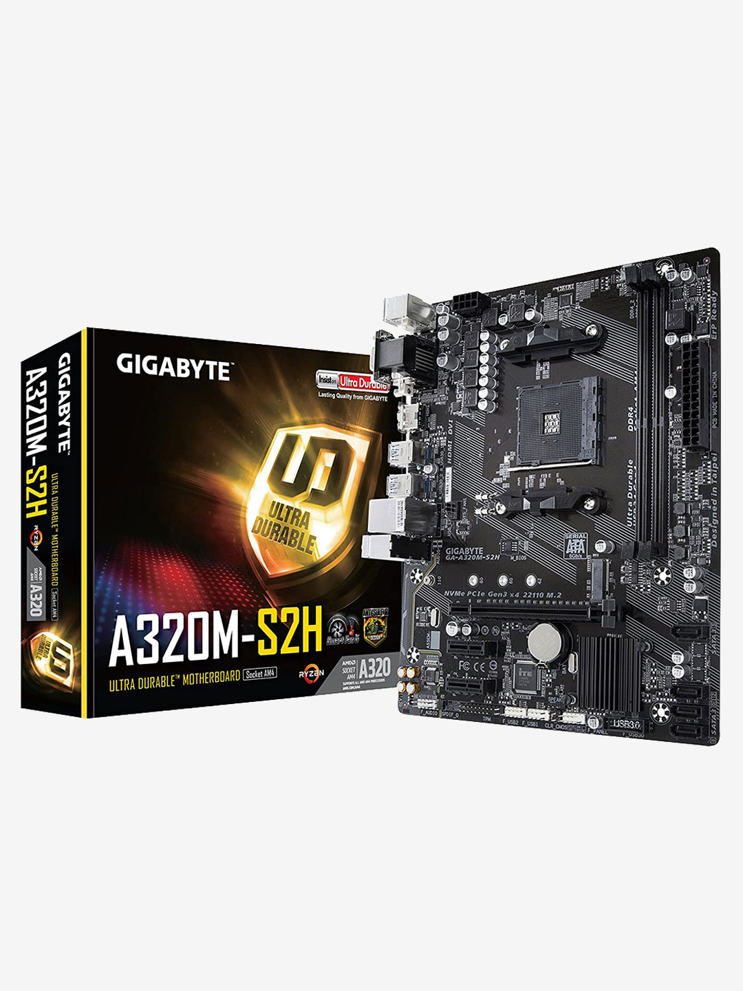 GIGABYTE GA-A320M-S2H AMD Ryzen AM4 Motherboard