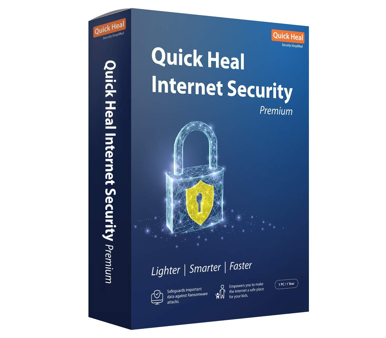 Quick Heal Internet Security Premium - 1 Users, 1 Years (DVD).