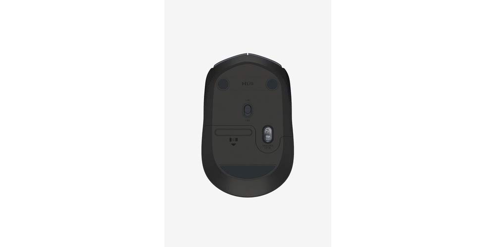 Logitech M170 Wireless Mouse – for Computer and Laptop Use, USB Receiver and 12 Month Battery Life, Black - Image 2
