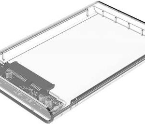 ORICO 2.5 inch Transparent USB3.0 Hard Drive Enclosure (2139U3) 2.5 inch External Hard Drive Enclosure  (For Windows 2000 / XP / 7 / 8 / 10, Linux, Mac OS 9.1 or above, Transparent)