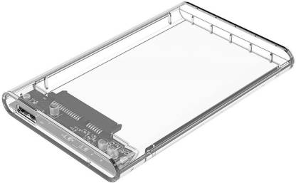 ORICO 2.5 inch Transparent USB3.0 Hard Drive Enclosure (2139U3) 2.5 inch External Hard Drive Enclosure (For Windows 2000 / XP / 7 / 8 / 10, Linux, Mac OS 9.1 or above, Transparent)
