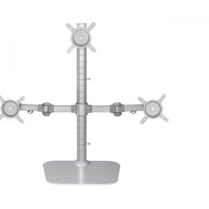 LCD Monitor Arm Three Monitor (Triangular) – W/Freestanding (DSM-EV3-FS-T)