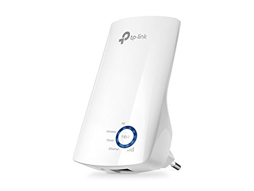 TP-Link TL-WA850RE N300 Wireless Range Extender, Broadband/Wi-Fi Extender, Wi-Fi Booster/Hotspot with 1 Ethernet Port, Plug and Play, Built-in Access Point Mode