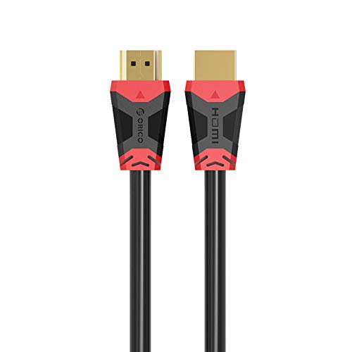 Orico High-Speed HDMI 2.0 Cable, 5 Meters - Supports Ethernet, 3D, 4K Video, Black