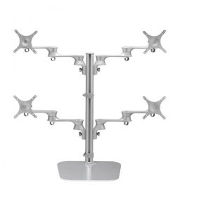 InnoFlex Monitor Arm- Quad Screen- W & Freestanding Base (DSM-FX4-FS)