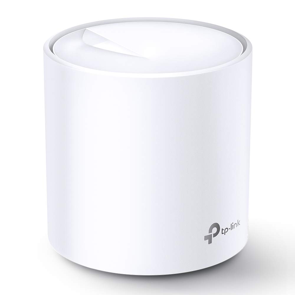 TP-Link Deco X20(1-Pack) AX1800 Whole Home Mesh Wi-Fi System, Next-Gen Wi-Fi 6, ODFMA, MU-MIMO, HomeCare Build-in Antivirus, Parental Control, Compatible with Alexa (Covers Up to 2200 sq ft)