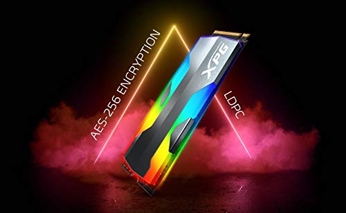 XPG SPECTRIX S20G 500GB RGB 3D NAND PCIe Gen3x4 NVMe 1.3 M.2 2280 Internal SSD - Image 2
