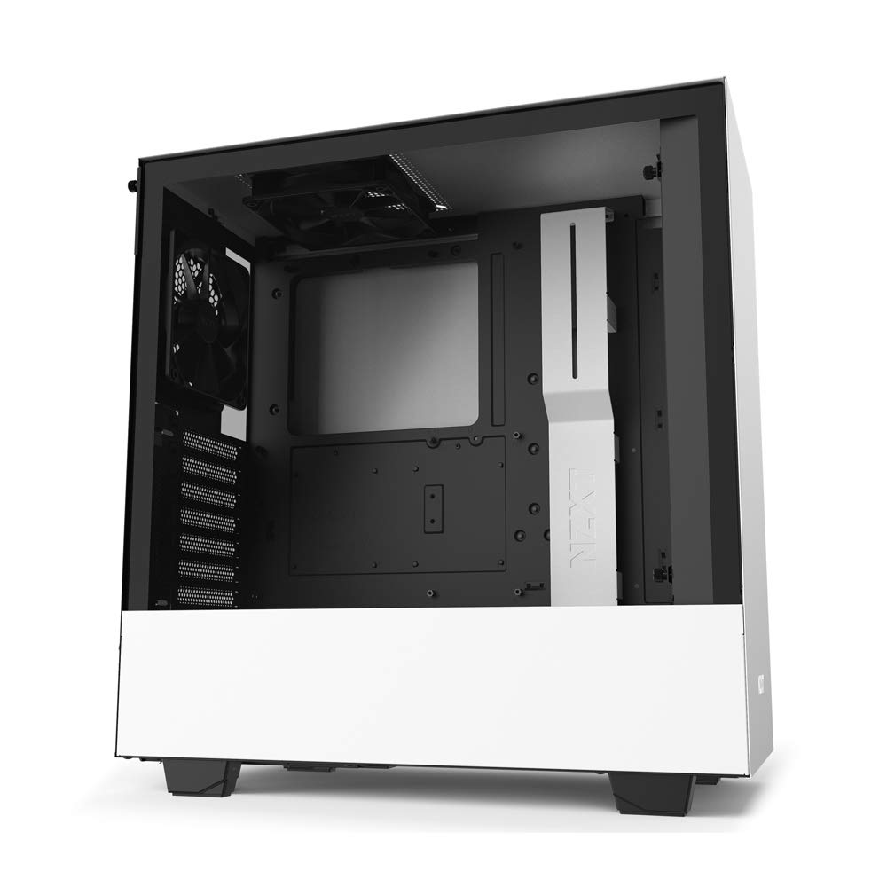 NZXT H510 Compact Mid-Tower ATX Computer Cabinet/Gaming Case | Black/Black | Front USB Type-C Port with 2x120mm Fans