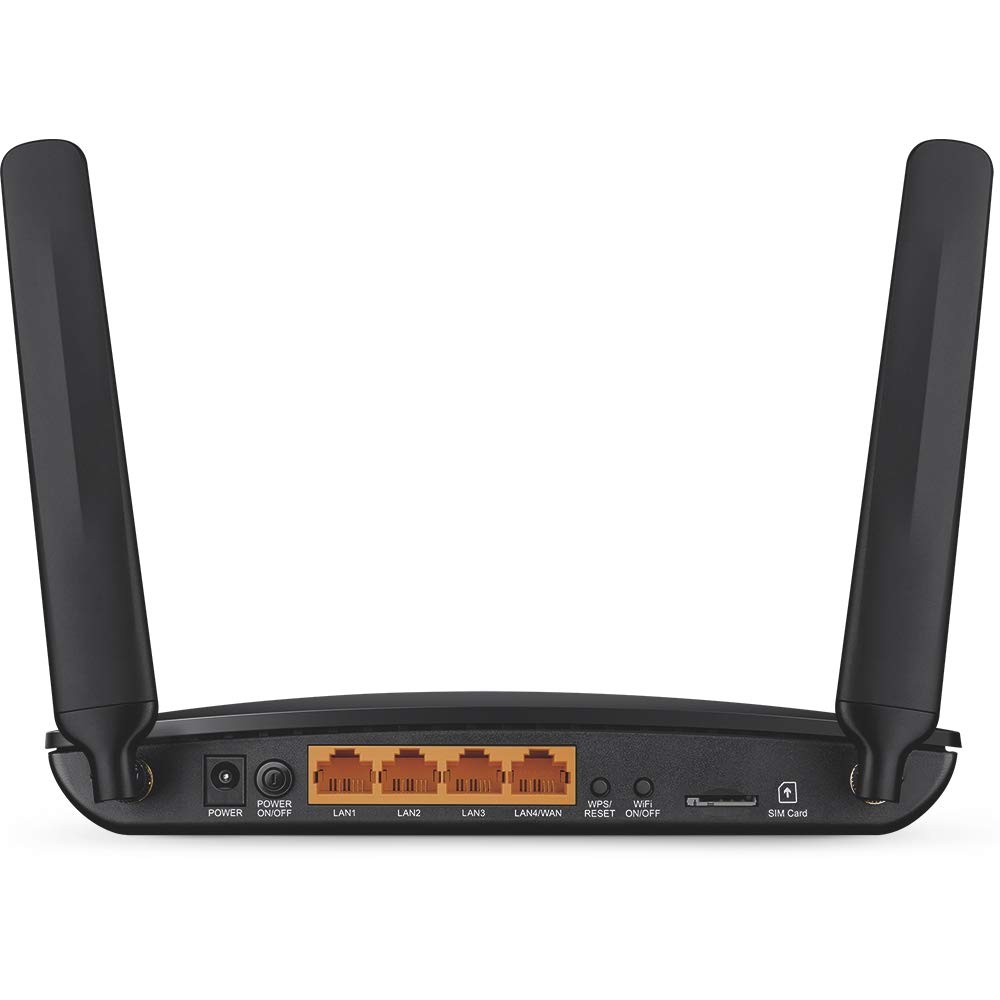 TP-Link Archer MR200 AC750 750Mbps Dual Band 4G LTE Mobile Wi-Fi, SIM Slot Unlocked, No Configuration Required, Removable Wi-Fi Antennas Router (Black) - Image 5
