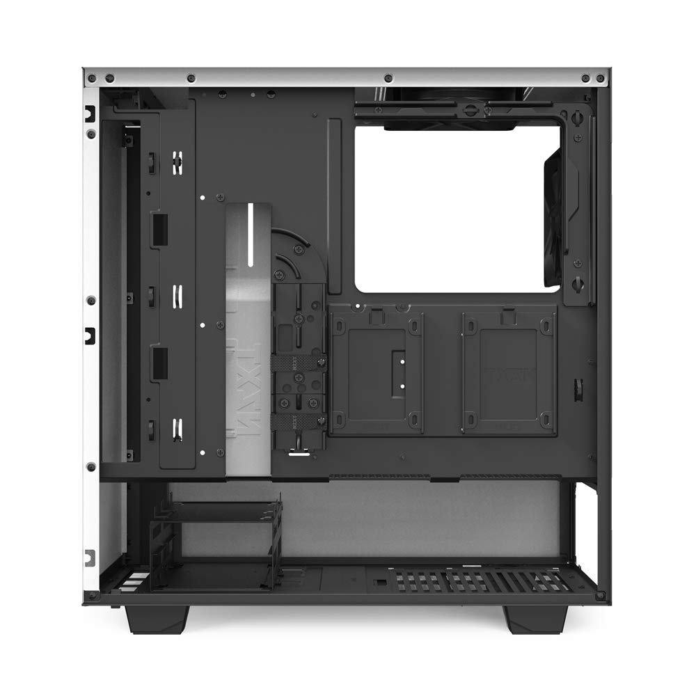 NZXT H510 Compact Mid-Tower ATX Computer Cabinet/Gaming Case | Black/Black | Front USB Type-C Port with 2x120mm Fans - Image 2