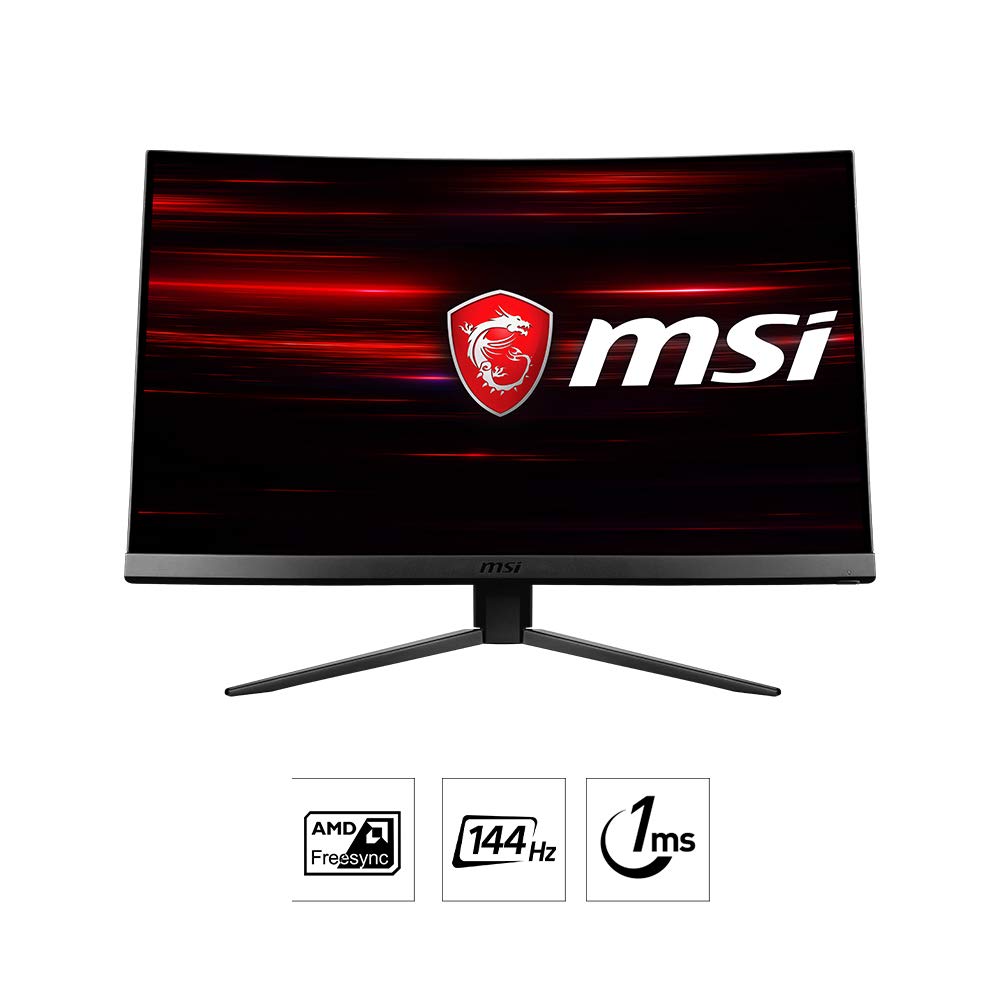 MSI Optix MAG241C 23.6 inch Full HD Curved Gaming Monitor, 144hz Refresh Rate, 1ms Response time, Anti Glare Panel and Adjustable Stand - Image 4