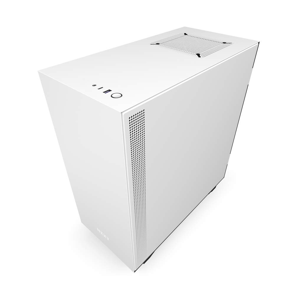 NZXT H510 Compact Mid-Tower ATX Computer Cabinet/Gaming Case | Black/Black | Front USB Type-C Port with 2x120mm Fans - Image 4