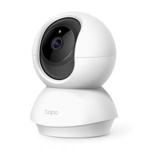 TP-LINK Tapo Wi-Fi Pan/Tilt Smart Security Camera, Indoor CCTV, 360° Rotational Views, Works with Alexa, No Hub Required, 1080p, 2-Way Audio, Night Vision, SD Storage, Device Sharing(Tapo C200)