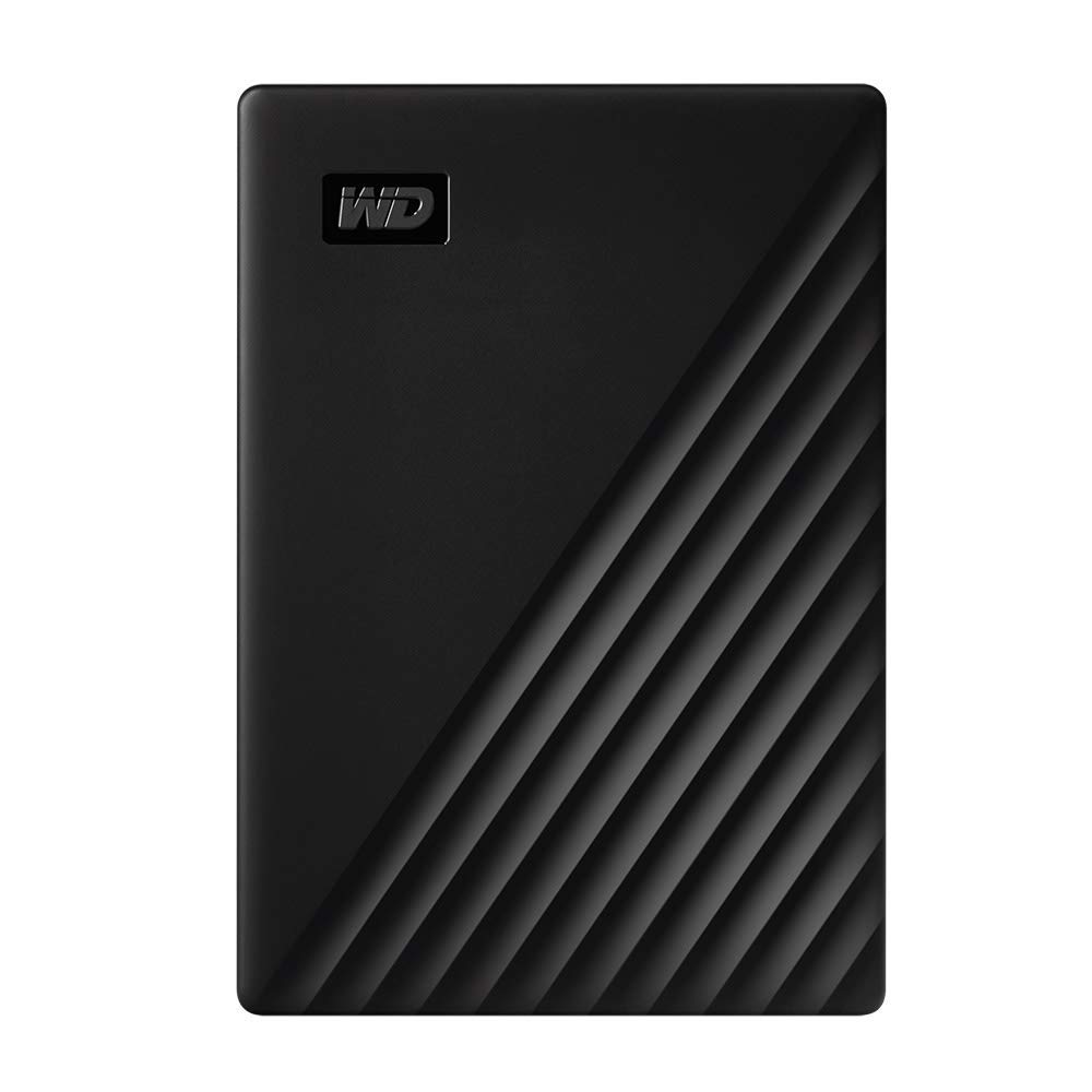 Western Digital WD 1TB My Passport Portable External Hard Drive, Black - with Automatic Backup, 256Bit AES Hardware Encryption & Software Protection