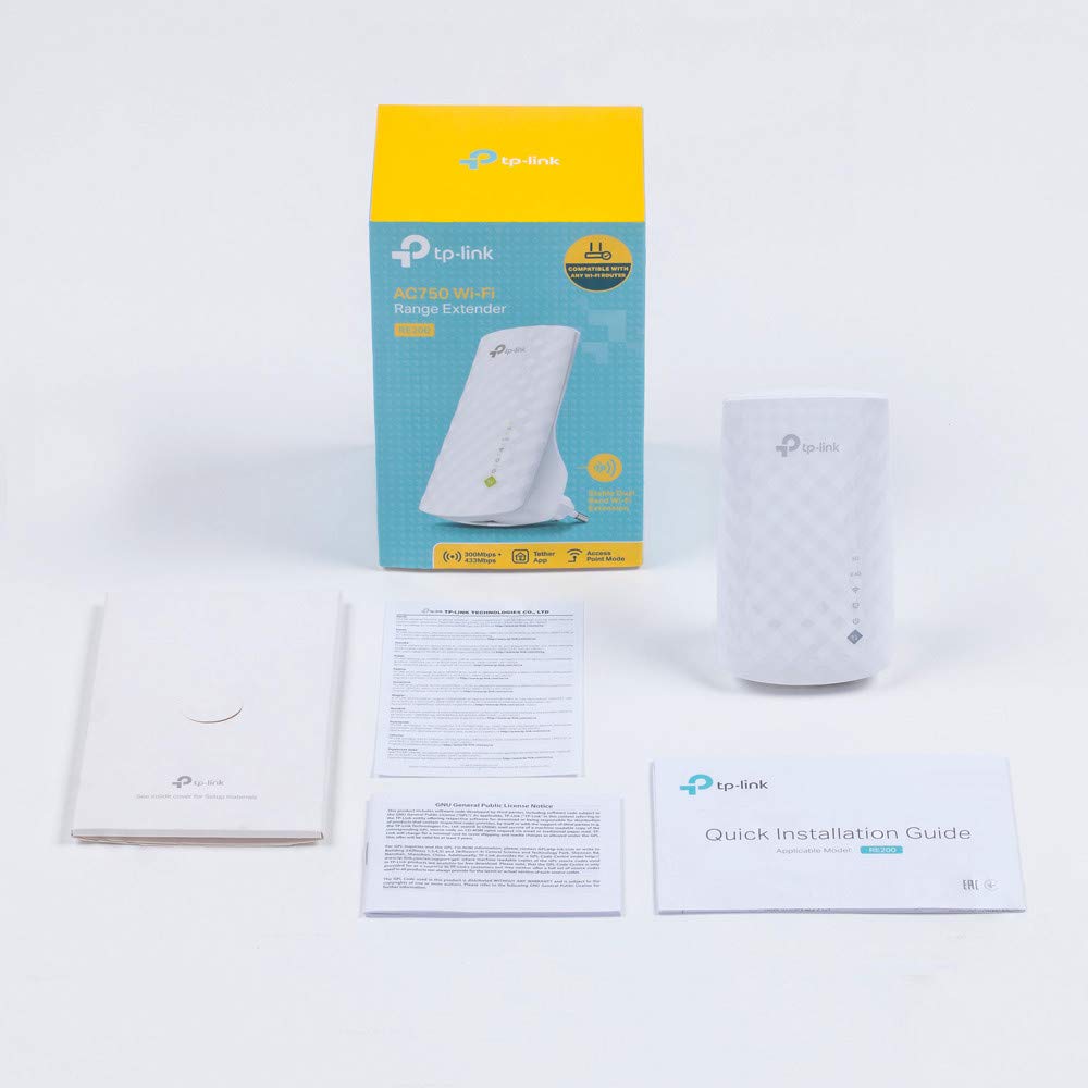 TP-Link AC750 Wifi Range Extender | Up to 750Mbps | Dual Band WiFi Extender, Repeater, Wifi Signal Booster, Access Point| Easy Set-Up | Extends Wifi to Smart Home & Alexa Devices (RE200) - Image 5