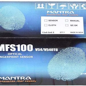 Mantra MFS100 v54 OTG with RD Service Finger Print Scanner (Black)