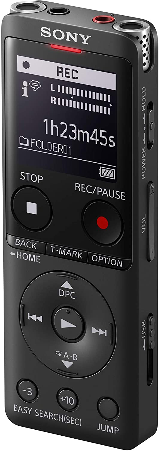 Sony ICD-UX570F Light Weight Voice Recorder, with 20hours battery life, 4GB Built-In memory -Black - Image 5