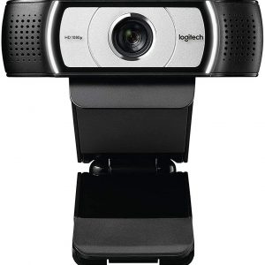 Logitech C930e 1080p HD Webcam with H.264 Compression (960-000971) + External Privacy Shutter + AOM Bundle Kit