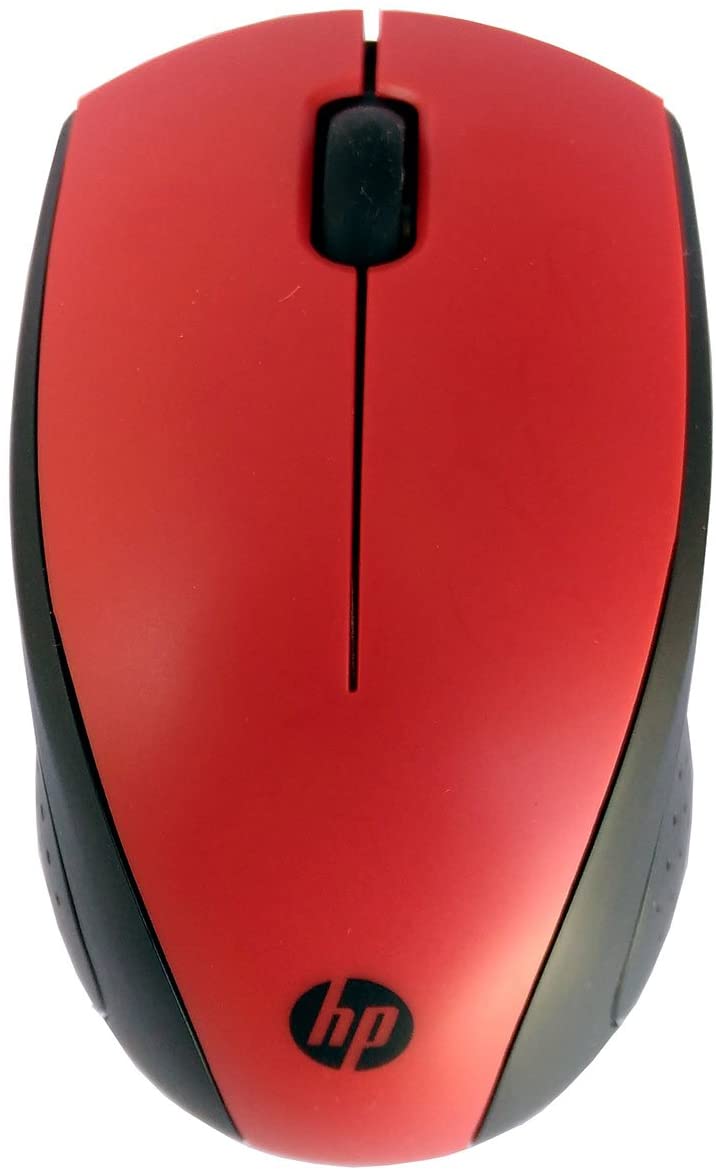 HP G3T 3 Button Wireless USB Optical Scroll Mouse with Nano USB Receiver(Red/Black) (L0Z86AA)