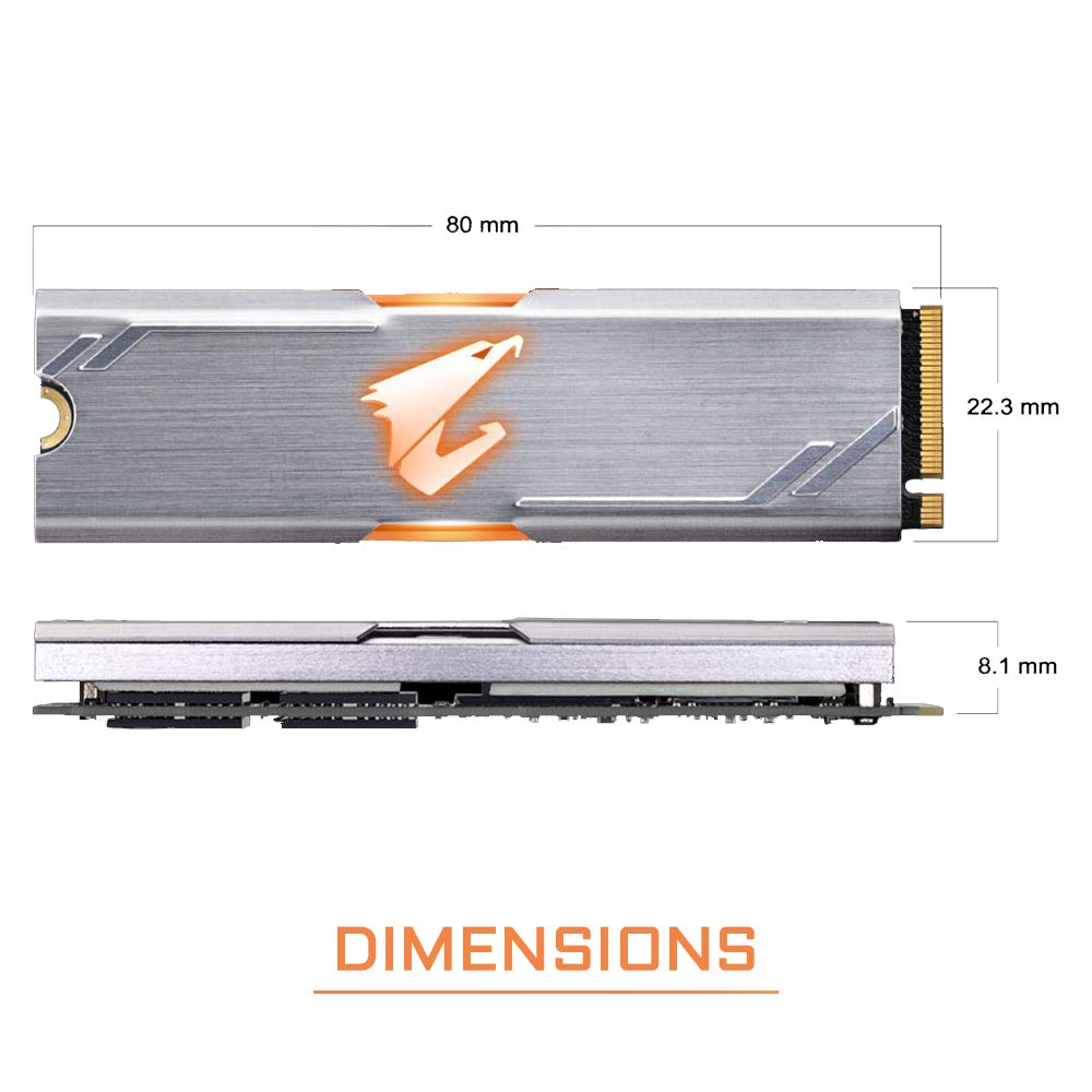 GIGABYTE AORUS RGB M.2 NVMe SSD 512GB - Image 4