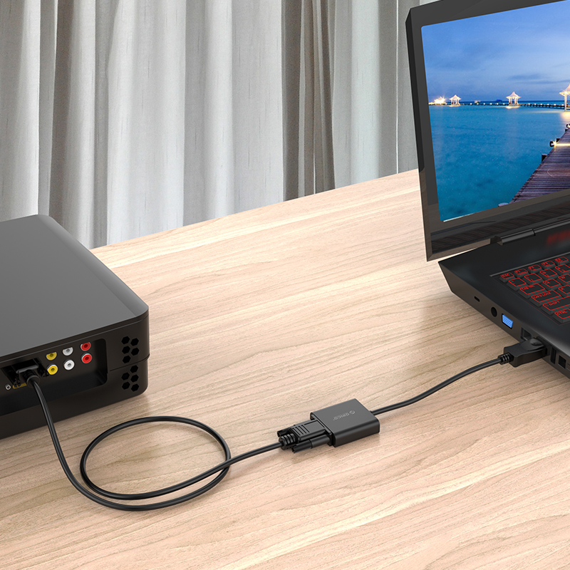 ORICO DP (M) to VGA (F) HD Adapter (XD-DFV-BK) - Image 2