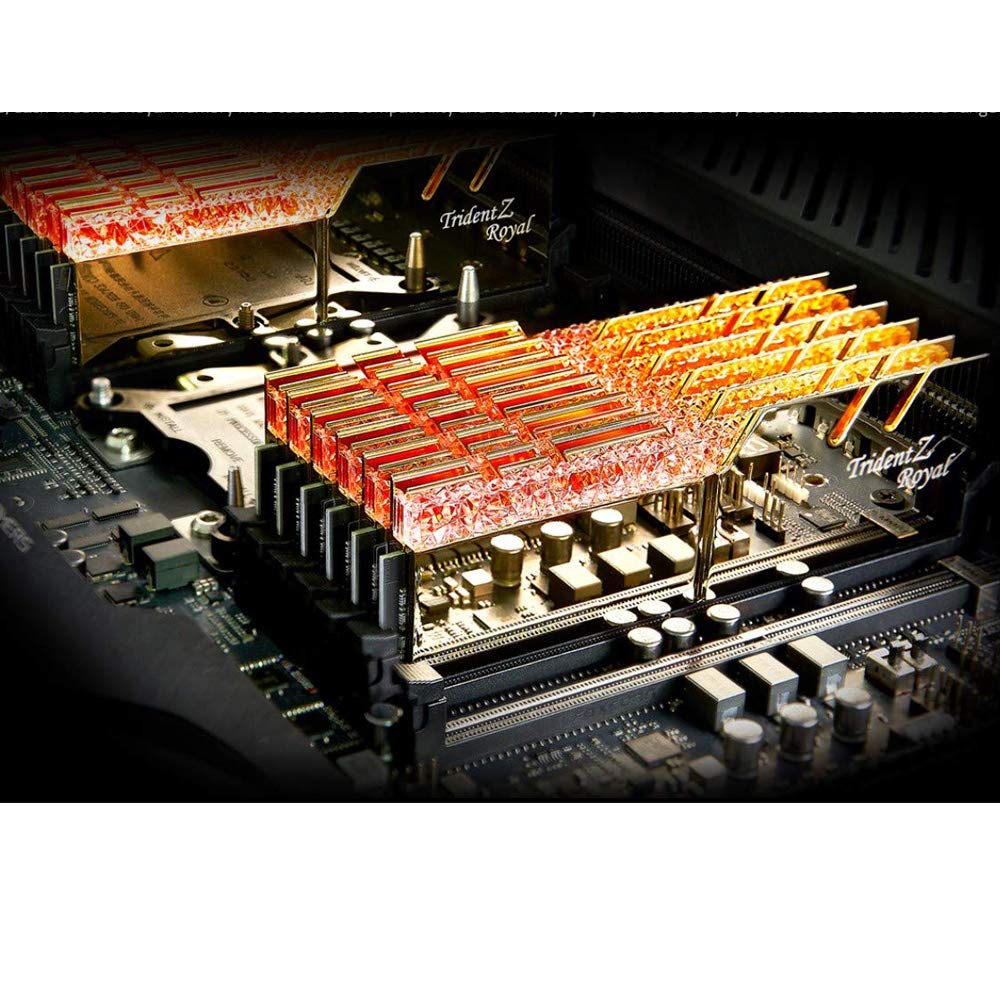 G.SKILL Trident Z Royal 32GB (2 * 16GB) DDR4 3600MHz CL16-19-19-39 1.35V Desktop Memory RAM - F4-3600C16D-32GTRGC - Image 4