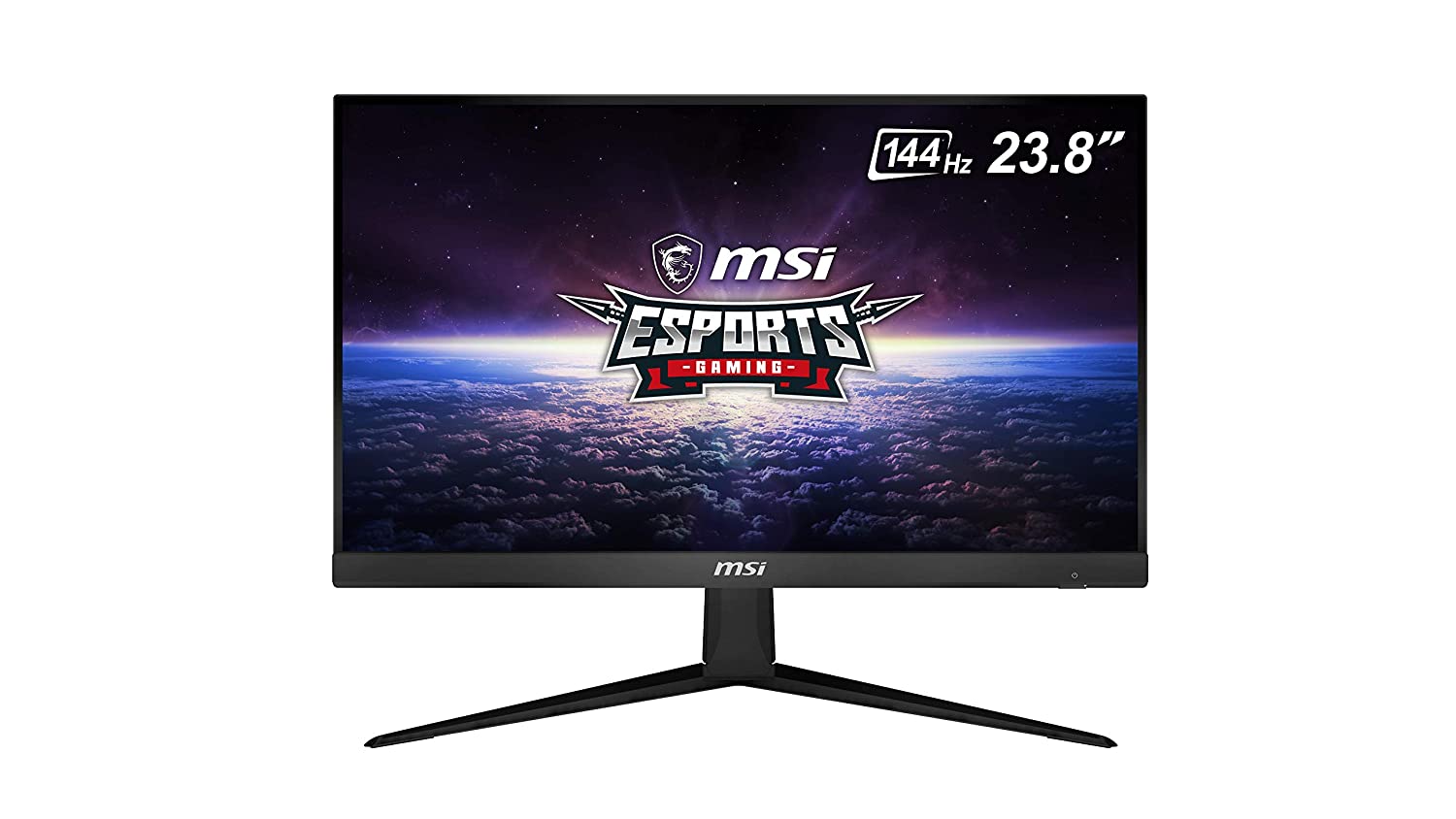 MSI 24” FHD (1920 x 1080) Non-Glare with Super Narrow Bezel 144Hz 1ms 16:9 HDMI/DP AMD Radeon FreeSync IPS Gaming Monitor (OPTIX G241), Black