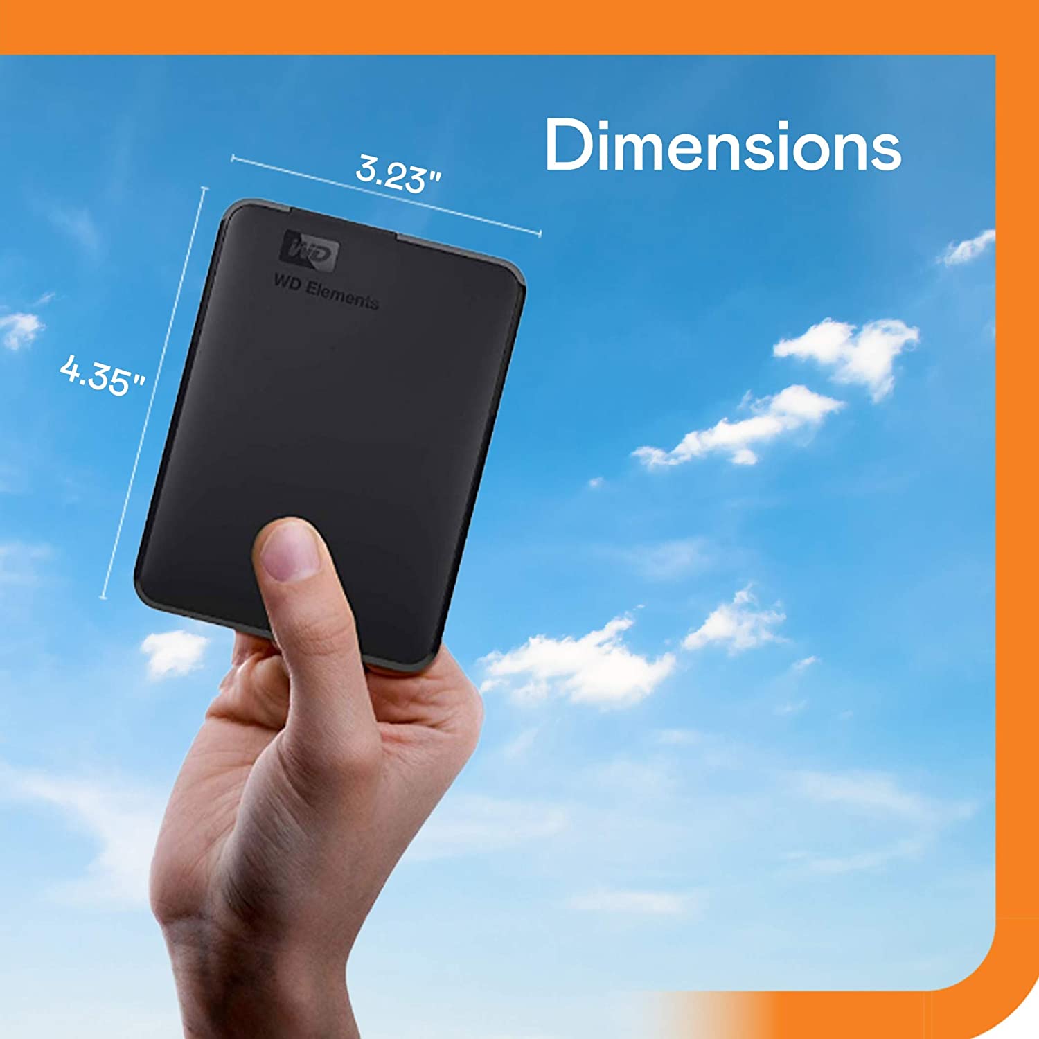 WD Elements 2TB Portable External Hard Drive (Black) - Image 3