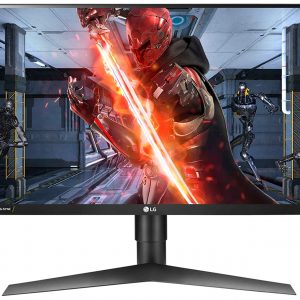 LG Ultragear 68.5 cm (27-inch) IPS FHD, G-Sync Compatible, HDR 10, Gaming Monitor with Display Port, HDMI x 2, Height Adjust & Pivot Stand, 144Hz, 1ms - 27GL650F (Black)