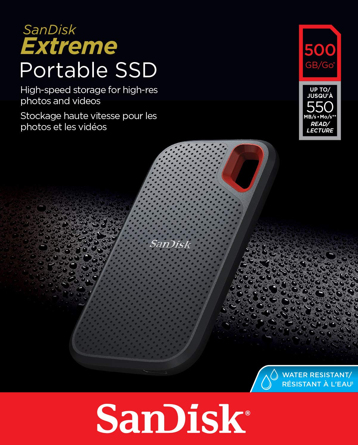 SanDisk 500GB SSD USB-C, USB 3.1, for PC & Mac & IP55 Rated - Image 4
