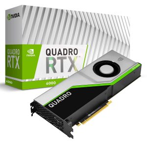 nVidia Quadro RTX 6000, 24 GB GDDR6, PCI Express 3.0 x 16, Professional Workstations Graphics Card