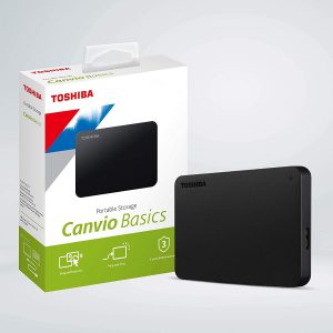 Toshiba Canvio Basic 2TB A3 USB 3.0 External Hard Drive (Black)