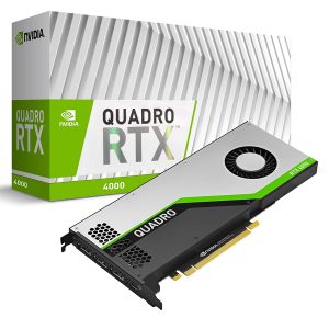 NVIDIA QUADRO RTX 4000, 8GB GDDR6, PCI Express 3.0 x16 Professional Workstations Graphics Card