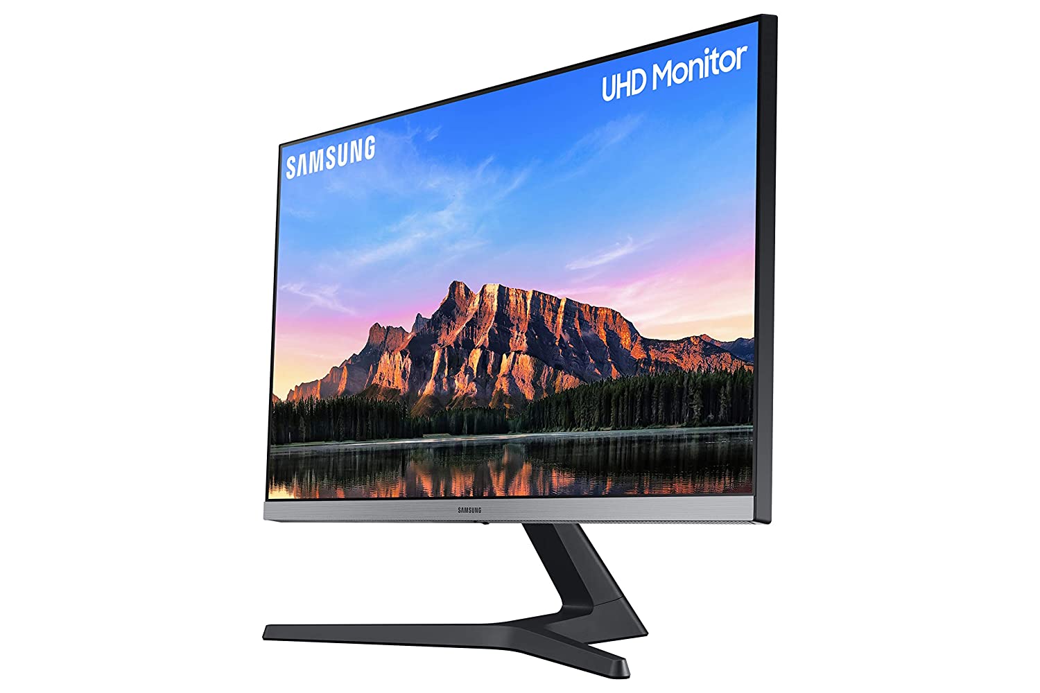 Samsung 28 inch (70.8 cm) 4K UHD Monitor with Bezel Less Design and IPS Display Panel (Dark Blue Gray) - LU28R550UQWXXL - Image 3