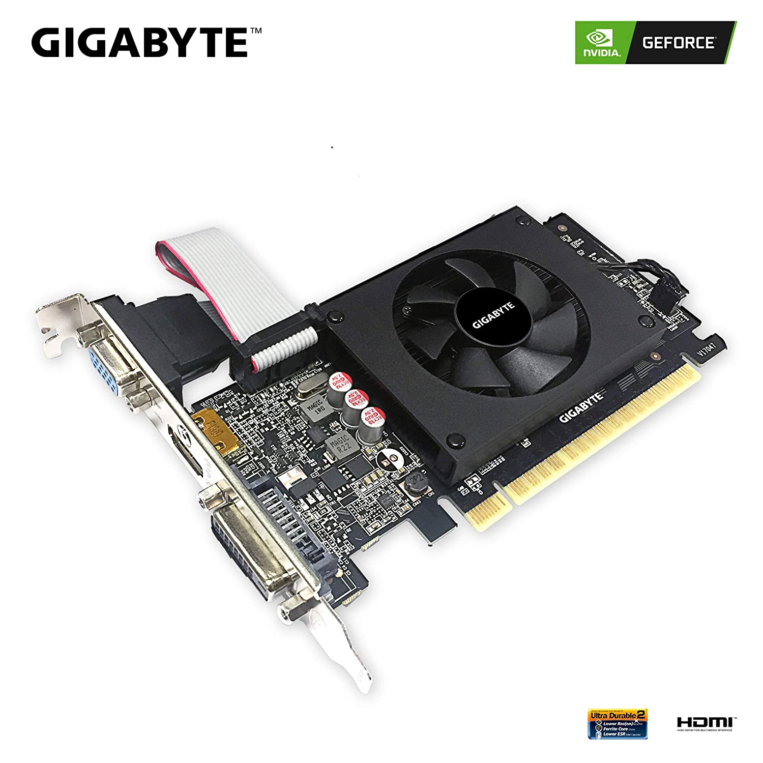 Gigabyte GeForce GT 710 2GB Graphic Cards and Support PCI Express 2.0 X8 Bus Interface. Graphic Cards Gv-N710D5-2Gil - Image 3
